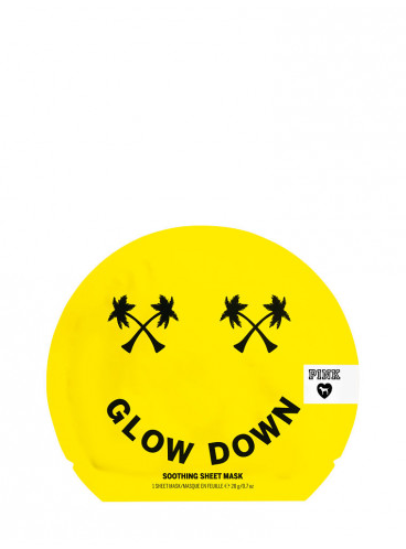 Заспокійлива маска для обличчя Glow Down із серії PINK