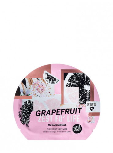 Mаска для обличчя Grapefruit Zest For Life із серії PINK