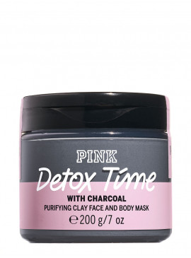 Докладніше про Глиняна маска для обличчя та тіла Detox Time із серії PINK