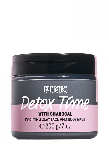 Глиняная маска для лица Detox Time из серии PINK