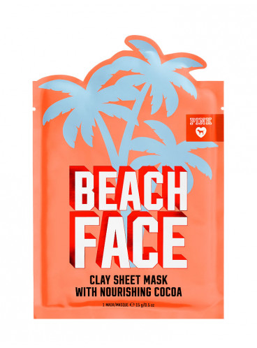 Глиняная маска для лица BEACH FACE Cocoa из серии PINK
