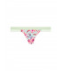 Бавовняні трусики-стрінги з оксамитовою гумкою від Victoria's Secret PINK