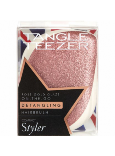 Расческа Tangle Teezer Compact Styler Glitter Rose Gold