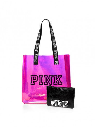 Силіконова пляжна сумка + клатч-косметичка від Victoria's Secret PINK