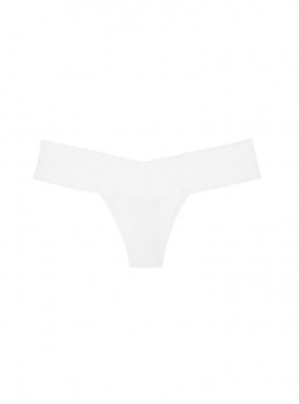 Докладніше про Трусики-стрінги Cotton Lace-waist від Victoria&#039;s Secret PINK