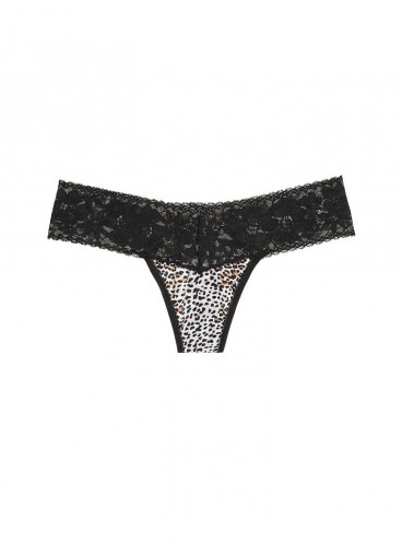 Трусики-стрінги Cotton Lace-waist від Victoria's Secret PINK