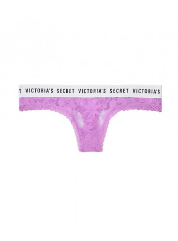 Кружевные трусики-стринги Lacie Logo от Victoria's Secret 