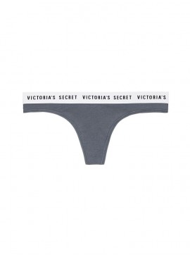 Докладніше про Трусики-стрінги Victoria&#039;s Secret із колекції Stretch Cotton - Black Pearl