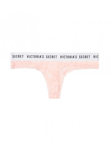 Кружевные трусики-стринги Lacie Logo от Victoria's Secret 