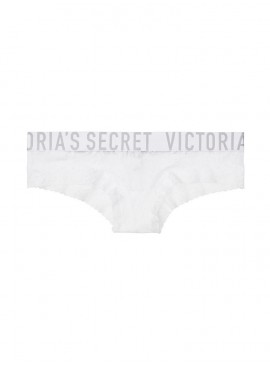 More about Кружевные трусики-чики Victoria&#039;s Secret из коллекции Lacie Logo - White