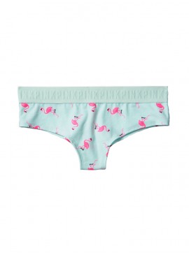 Докладніше про Бавовняні трусики-чікстер Victoria&#039;s Secret PINK - Mint Frosting Flamingos
