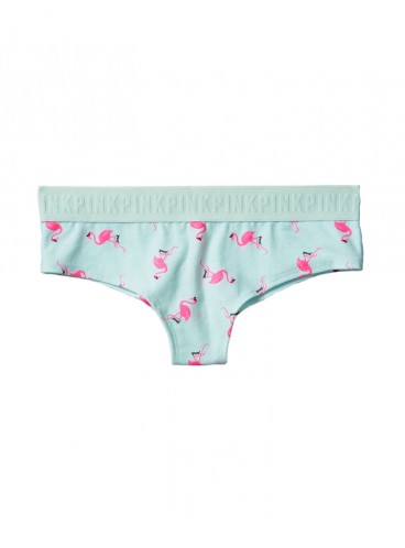 Хлопковые трусики-чикстер Victoria's Secret PINK - Mint Frosting Flamingos 