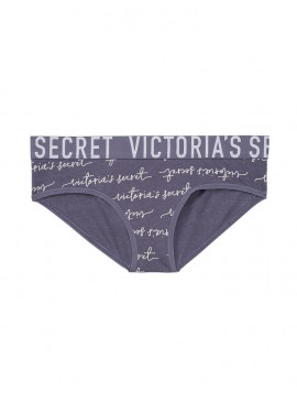 Докладніше про Бавовняні трусики-хіпстер Victoria&#039;s Secret із колекції Cotton Logo - Concord Script Print