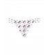 Бавовняні трусики-стрінги Victoria's Secret PINK - White Geo Logo