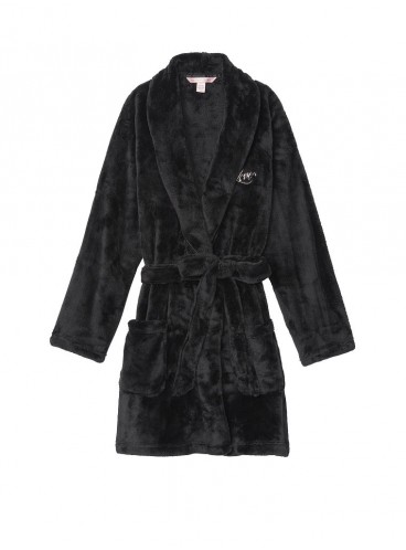 Плюшевый халат Cozy Plush от Victoria's Secret - Black