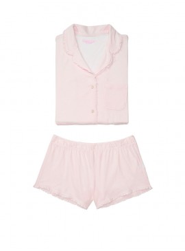 Докладніше про Піжамка з шортиками Victoria&#039;s Secret із серії The Sleepover - Faint Pink