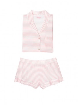 Докладніше про Піжамка з шортиками Victoria&#039;s Secret із серії The Sleepover - Pink Stripe