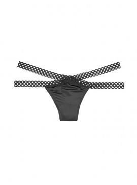 Докладніше про Трусики-стрінги з колекції Very Sexy Honeycomb від Victoria&#039;s Secret - Black