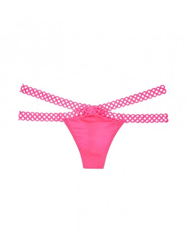 Трусики-стринги из коллекции Very Sexy Honeycomb от Victoria's Secret - Capri Pink