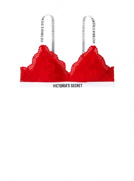 Докладніше про Мереживна Бралетка Logo &amp; Lace від Victoria&#039;s Secret - Red Licorice