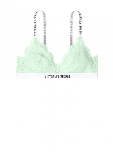 Кружевная бралетка Logo & Lace от Victoria's Secret - Misty Jade 