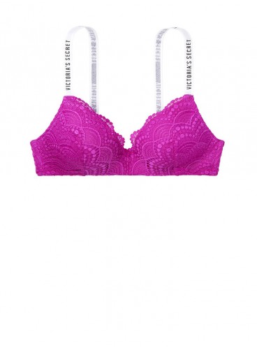 Бюстгальтер Lace Lightly Lined Wireless из серии The T-Shirt от Victoria's Secret - Berry Diva