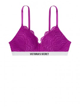 Докладніше про Бюстгальтер Lace Lightly Lined Wireless із серії The T-Shirt від Victoria&#039;s Secret - Berry Diva Logo
