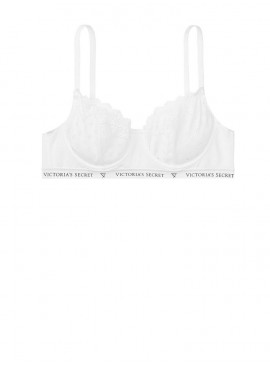 Докладніше про Бюстгальтер Cotton Unlined Demi із серії The T-Shirt від Victoria&#039;s Secret - White