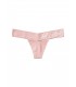 Трусики-стринги SEAMLESS от Victoria's Secret PINK - Chalk Rose With Graphic