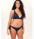 Рифленный купальник Abercrombie & Fitch - NAVY BLUE