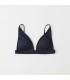 Рифленный купальник Abercrombie & Fitch - NAVY BLUE