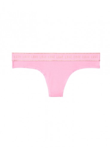 Трусики-стринги Victoria's Secret из коллекции Stretch Cotton - Pink