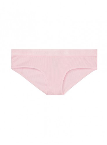 Хлопковые трусики-чики Victoria's Secret из коллекции Cotton Logo - Pink Dove High Shine