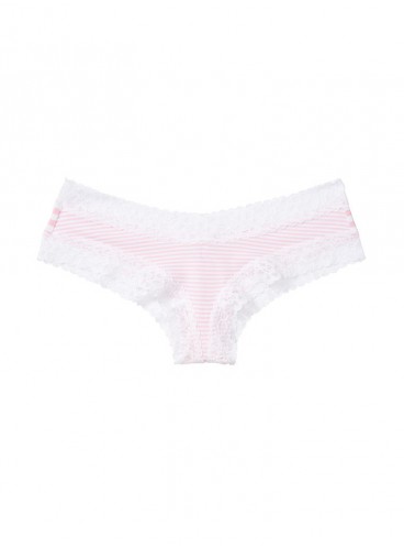 Хлопковые трусики-чики Victoria's Secret - Pink Stripe