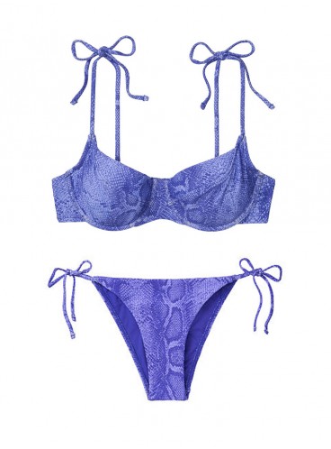NEW! Стильный купальник Shoulder Tie Underwire от Victoria's Secret - Denim
