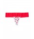 Трусики-стрінги Victoria's Secret PINK із колекції Lace Trim - Spicy Peppers