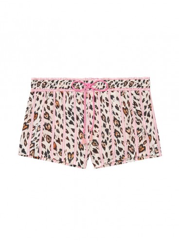 Пижамные шорты от Victoria's Secret - Pink Striped Heart Leo 