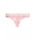 Трусики-стринги Victoria's Secret PINK из коллекции Lace Logo - Chalk Rose