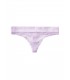 Трусики-стринги Victoria's Secret PINK из коллекции Lace Logo - Tinted Lilac Hearts