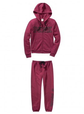 Докладніше про Флісовий костюм від Victoria&#039;s Secret PINK - Deep Ruby