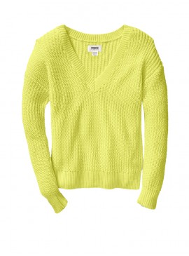 More about Стильный теплый свитер из коллекции Victoria&#039;s Secret PINK - Lime Citron