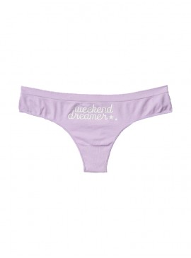 Докладніше про Трусики-стрінги SEAMLESS від Victoria&#039;s Secret PINK - Tinted Lilac