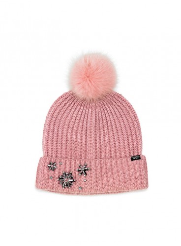 Стильна шапка від Victoria's Secret - Pink