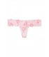 Трусики-стринги Victoria's Secret PINK из коллекции Lace Trim - Pinch Me Pink 