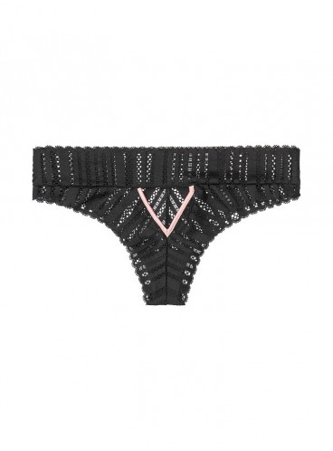 Кружевные трусики-чики из коллекции Very Sexy от Victoria's Secret - Black