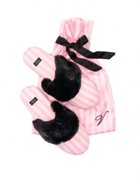 Докладніше про М&#039;які тапочки від Victoria&#039;s Secret + мішечок у подарунок