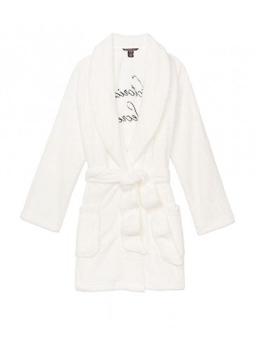 Плюшевый халат Plush Logo от Victoria's Secret - Ivory