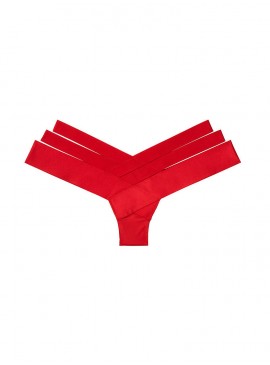 Докладніше про Трусики-чики із колекції Very Sexy Banded Strappy Cheeky від Victoria&#039;s Secret - Red