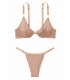 Комплект бeлья Chainmail Demi из коллекции Luxe Lingerie от Victoria's Secret - Gold Chain
