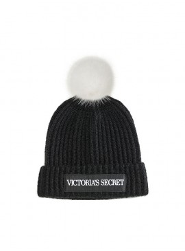 Докладніше про Стильна шапка від Victoria&#039;s Secret - Logo Black